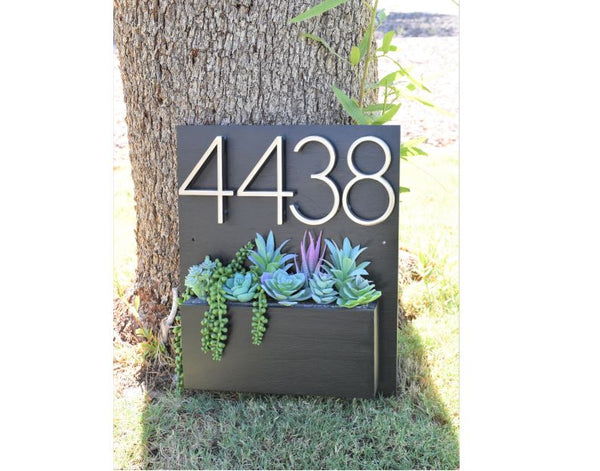 Address Planter - EBONY (Black)