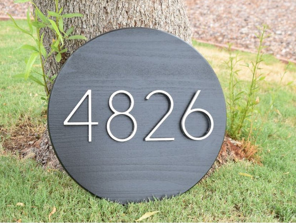 Round Plaque - EBONY