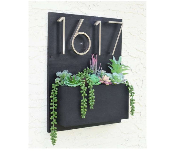 Address Planter - EBONY (Black)