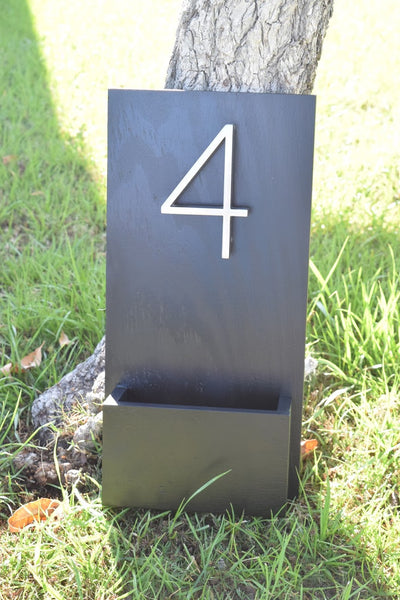 Address Planter - EBONY (Black)