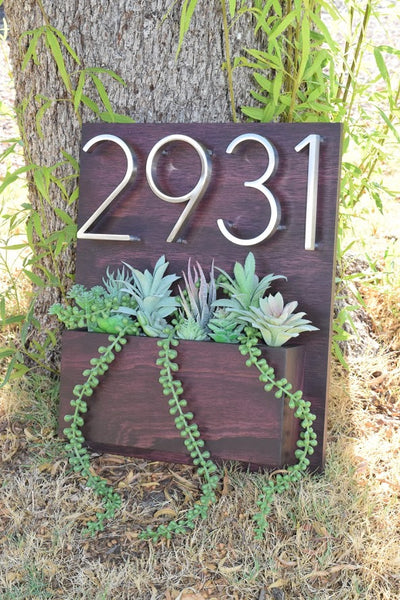 Address Planter - CHERRY (Black Cherry)