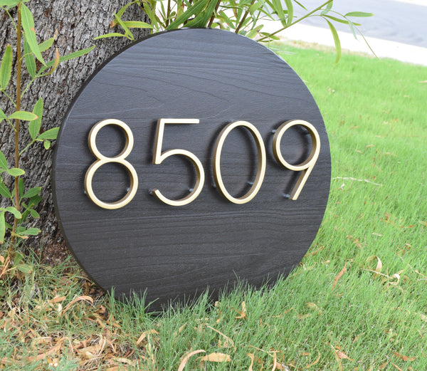 Round Plaque - ESPRESSO