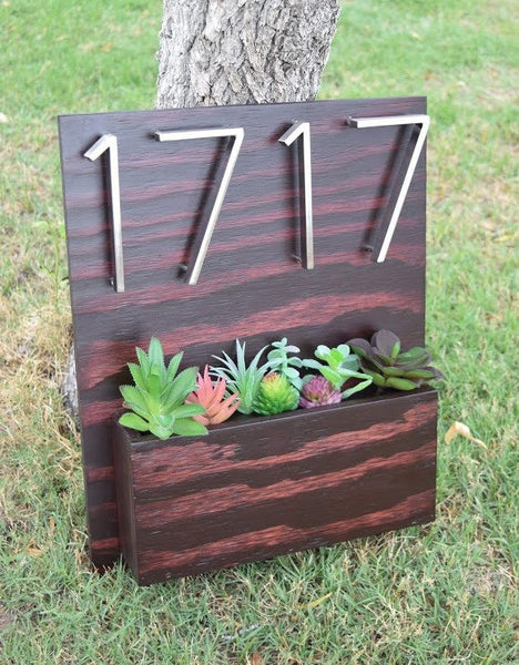 Address Planter - CHERRY (Black Cherry)