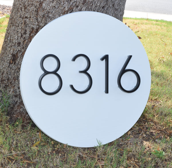 Round Plaque - WHITE