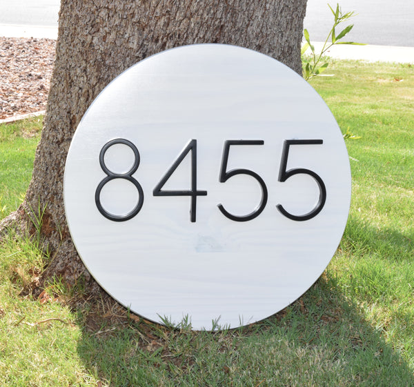 Round Plaque - WHITE