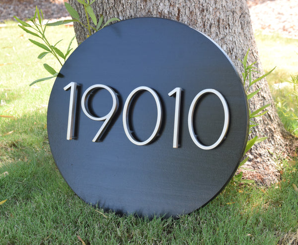 Round Plaque - EBONY