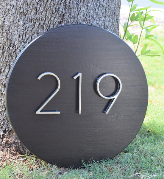 Round Plaque - ESPRESSO