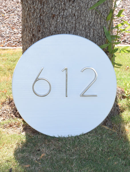 Round Plaque - WHITE
