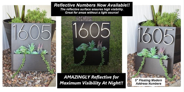 Address Planter - EBONY (Black)