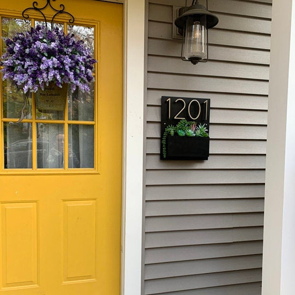 Address Planter - EBONY (Black)