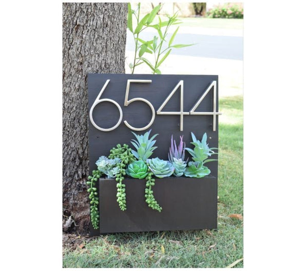 Address Planter - EBONY (Black)