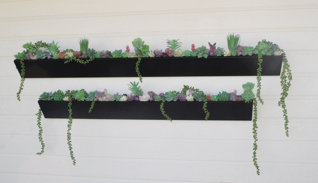 long planter indoor Long Wall Planter
