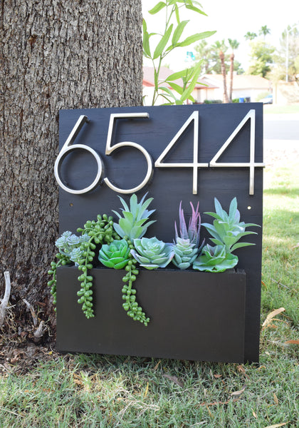 Succulent Arrangement for Your Address Planter!